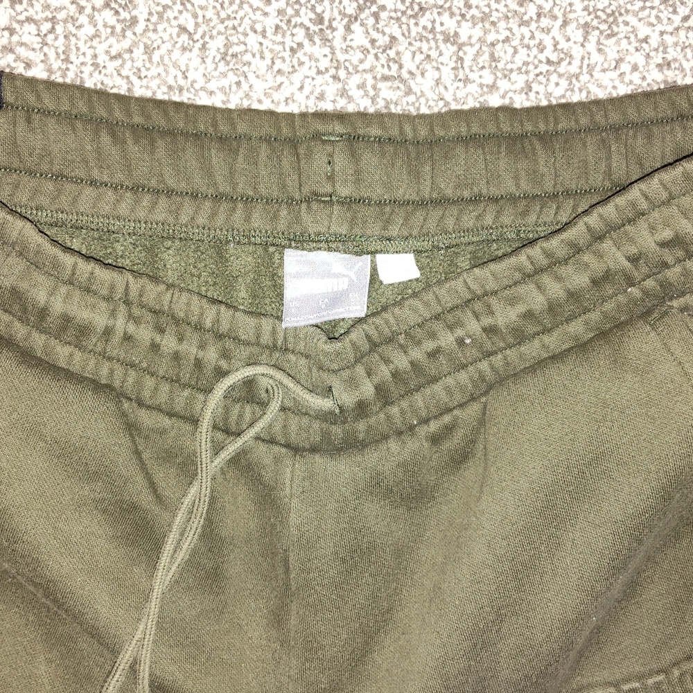 Puma sweat pants.